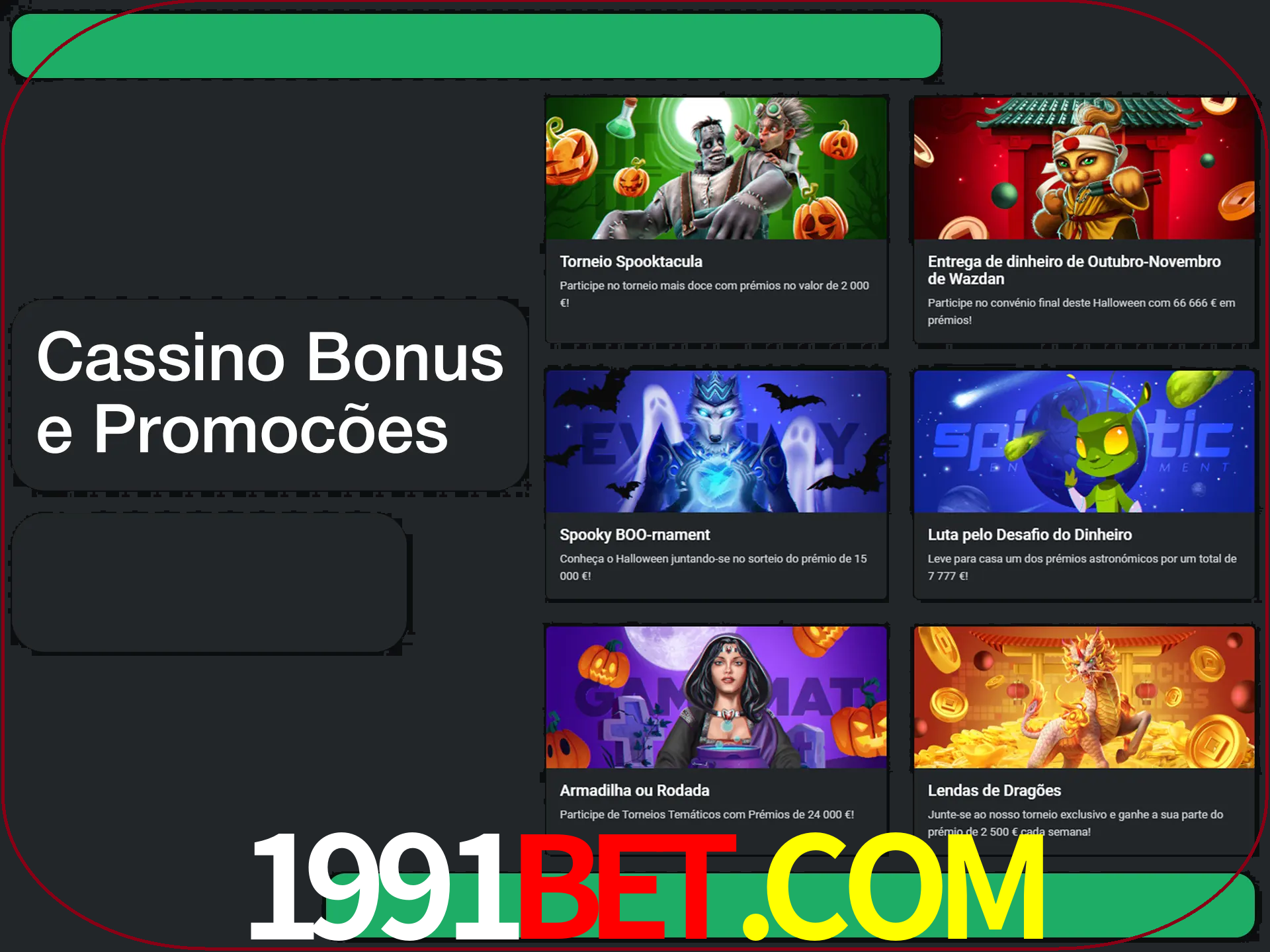 Verifique se há novos bônus de cassino para reivindicar.